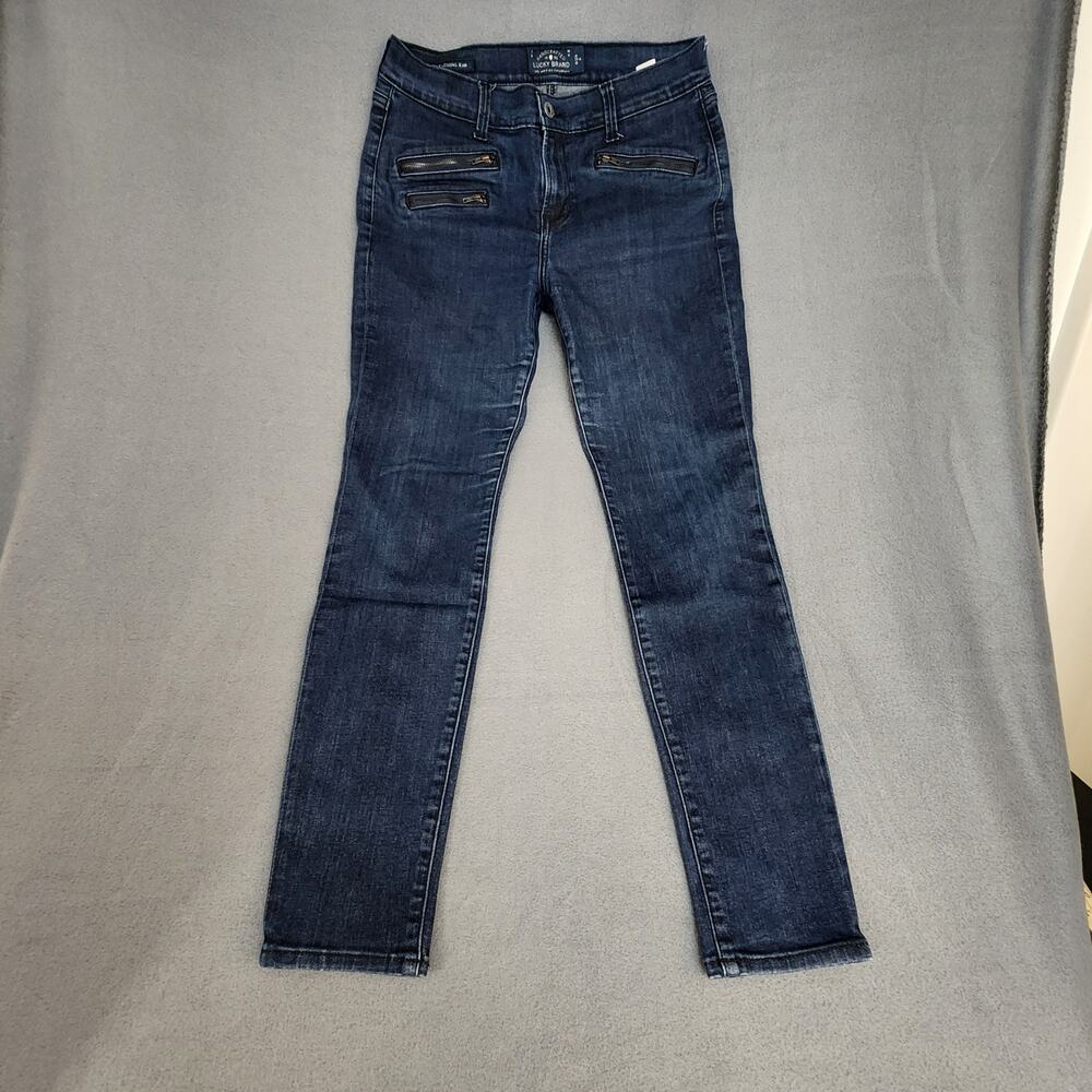 Lucky Brand Womens Brooke Legging Jean 8/29 (28x26) Dark Wash Skinny Stretch